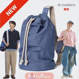 Uniqlo JW Anderson Drawstring Bag Duffle * NEW* 2025 Spring/Summer 476132 - BLUE